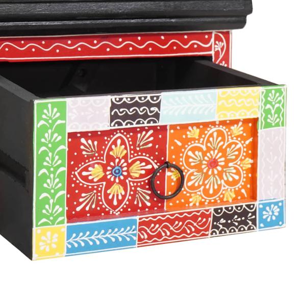 Wandmontierter TV-Schrank 60x30x24 cm Massivholz Grobe Mango