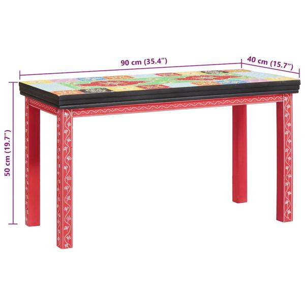 Nesting Tische 3 Stk. Massives Mangoholz