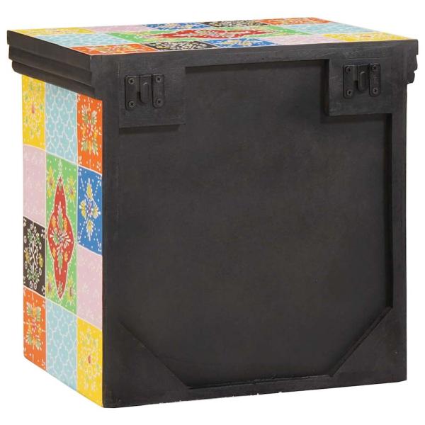 Nachttisch Bunt 40x30x40 cm Massivholz Mango