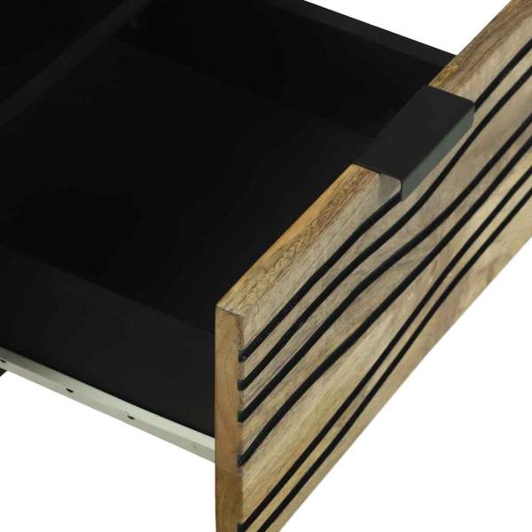 TV Schrank 70x33.5x46 cm Massivholz Mango