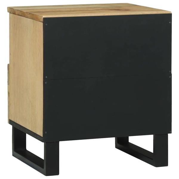 Nachttisch 40x33x46 cm aus massivem Mango-Holz