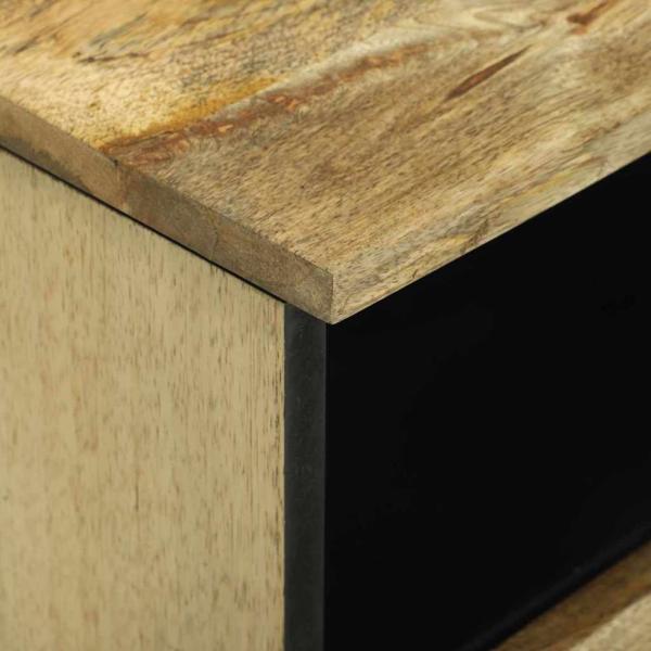 Nachttisch 40x33x46 cm aus massivem Mango-Holz