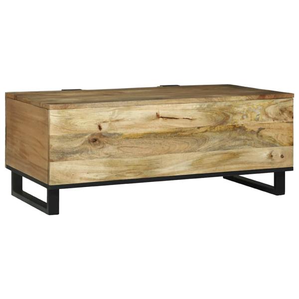 Couchtisch 100x54x40 cm aus massivem Mango Holz