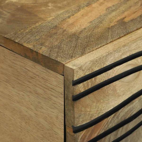 Couchtisch 100x54x40 cm aus massivem Mango Holz