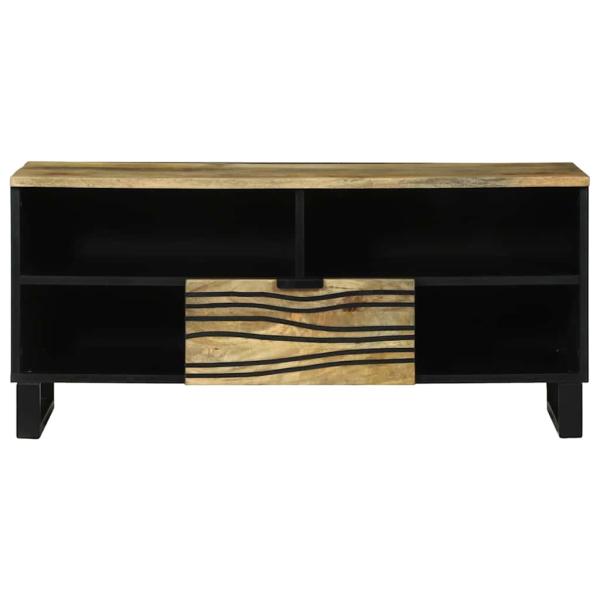 Fernsehspeicher 100x33.5x46 cm Massivholz Mango