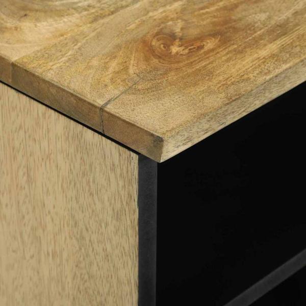 Fernsehspeicher 100x33.5x46 cm Massivholz Mango