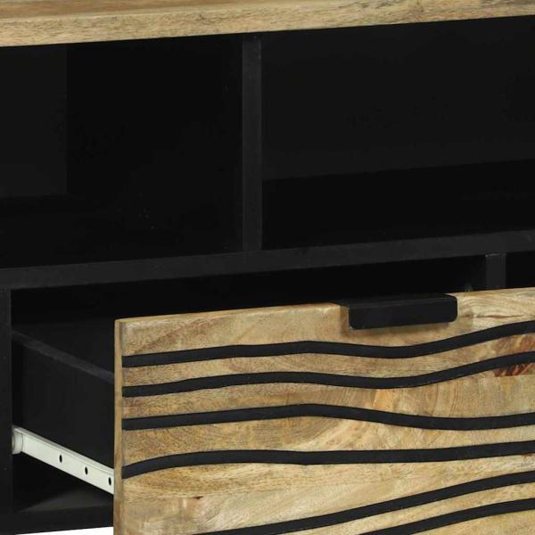 Fernsehspeicher 100x33.5x46 cm Massivholz Mango