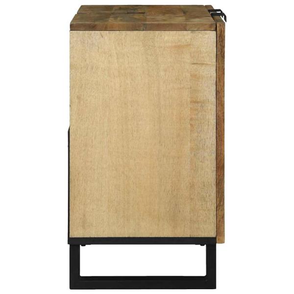 Waschbeckenschrank 62x33x58 cm Massivholz Mango und Holzwerkstoff