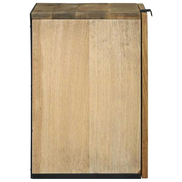 Badezimmerschrank 38x33.5x48 cm Massivholz Mango & Holzwerkstoffe