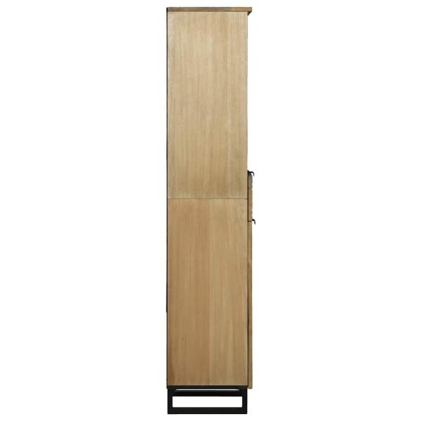 Badezimmerschrank 38x33.5x160 cm Massivholz Mango