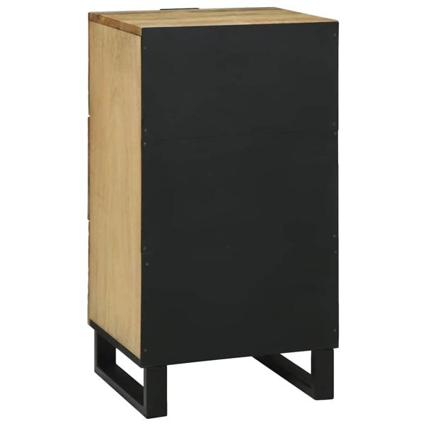 Sideboard 40x33.5x75 cm Massivholz Mango und Spanplatte