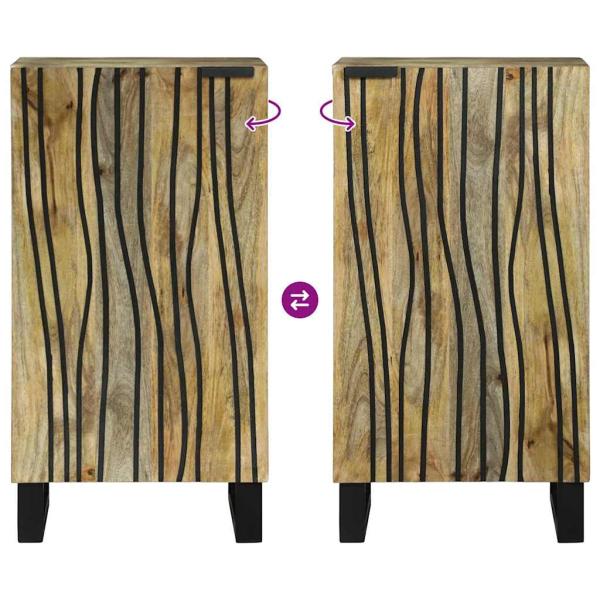 Sideboard 40x33.5x75 cm Massivholz Mango