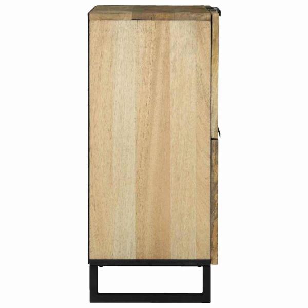 Sideboard 60x33.5x75 cm Massivholz Mango und Holzwerkstoff