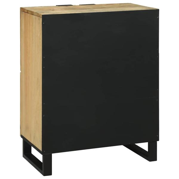Sideboard 60x33.5x75 cm Massivholz Mango und Holzwerkstoff