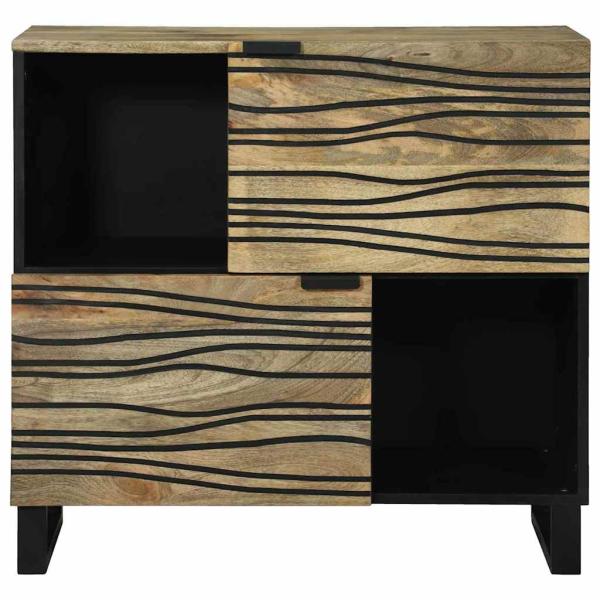 Sideboard 80x33.5x75 cm Massivholz Mango