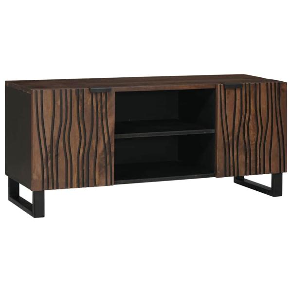 ARDEBO.de - TV-Schrank 105x33,5x46 cm Massivholz Mango