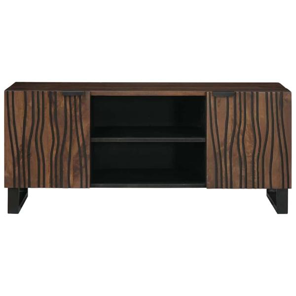 TV-Schrank 105x33,5x46 cm Massivholz Mango