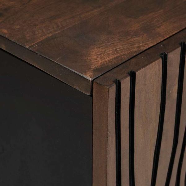 TV-Schrank 105x33,5x46 cm Massivholz Mango