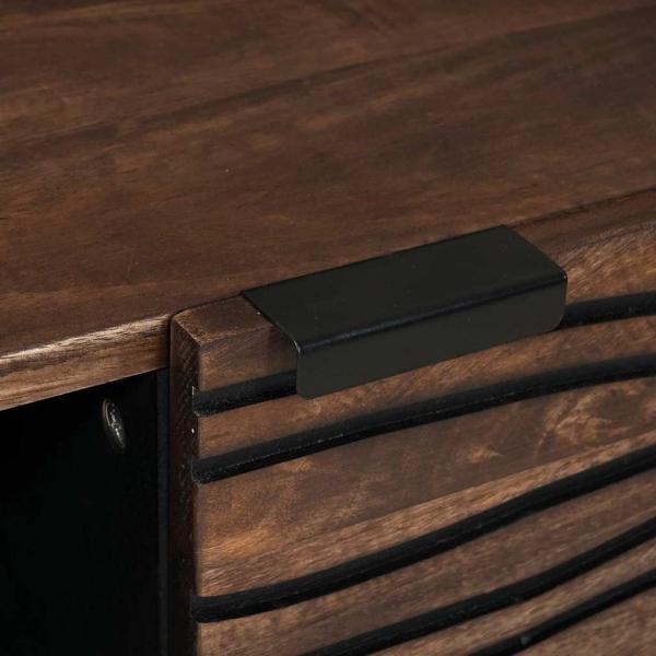 Couchtisch 80x50x40 cm Massivholz Mango & Holzwerkstoff