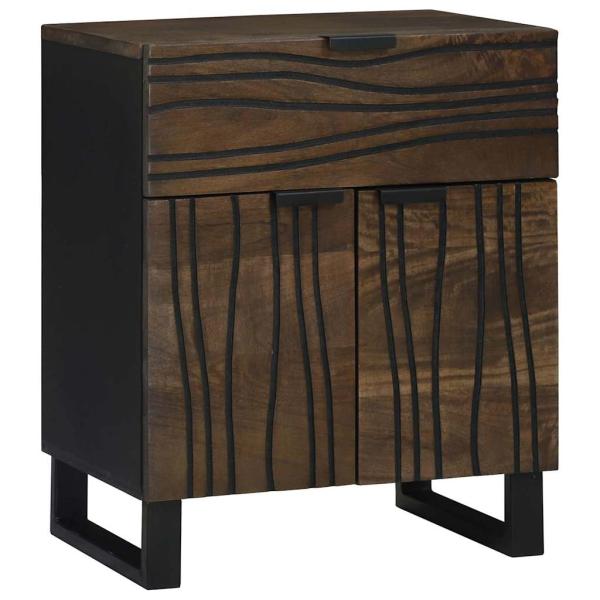 ARDEBO.de - Nachttisch 50x33x60 cm Massivholz Mango