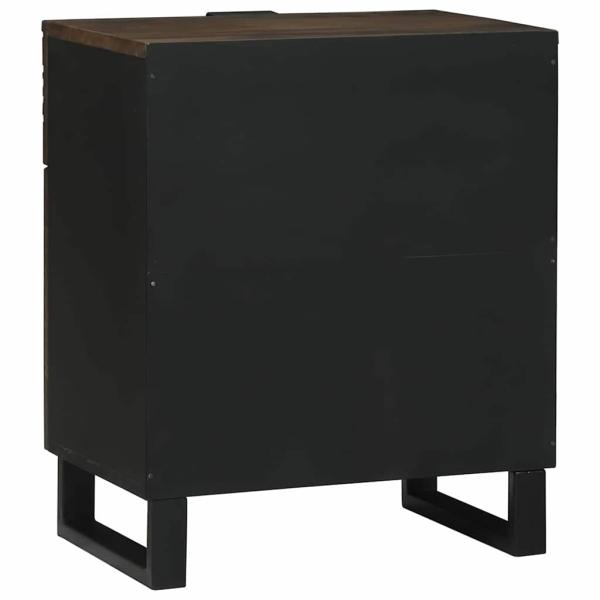 Nachttisch 50x33x60 cm Massivholz Mango