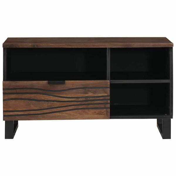 TV Schrank 80x33.5x46 cm Massivholz Mango&Engineered Wood