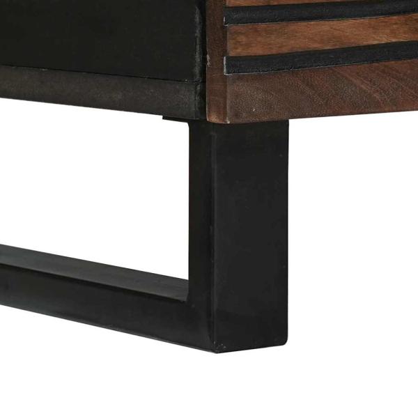 TV Schrank 80x33.5x46 cm Massivholz Mango&Engineered Wood