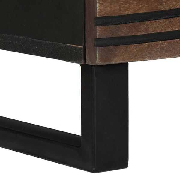 TV-Schrank 100x33,5x46 cm Aus Massivholz Mangou&Holzwerkstoff
