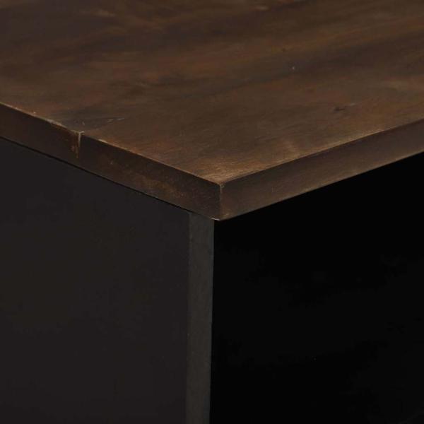 TV-Schrank 100x33,5x46 cm Aus Massivholz Mangou&Holzwerkstoff