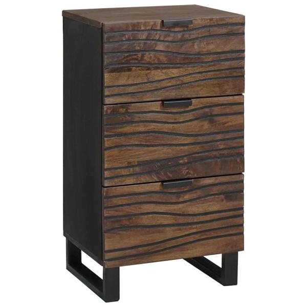 ARDEBO.de - Sideboard 40x33.5x75 cm aus massivem Mangoholz