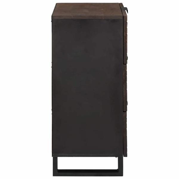 Sideboard 40x33.5x75 cm aus massivem Mangoholz