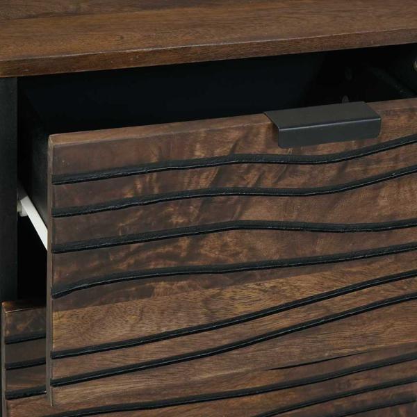 Sideboard 40x33.5x75 cm aus massivem Mangoholz