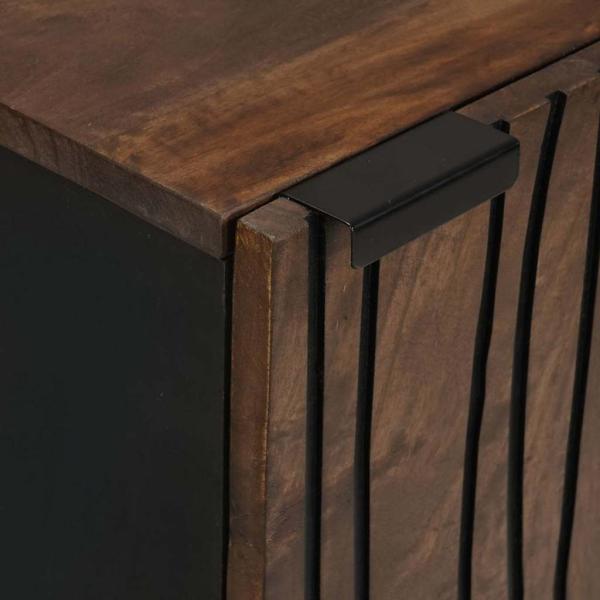 Sideboard 40x33.5x75 cm Massivholz Mango