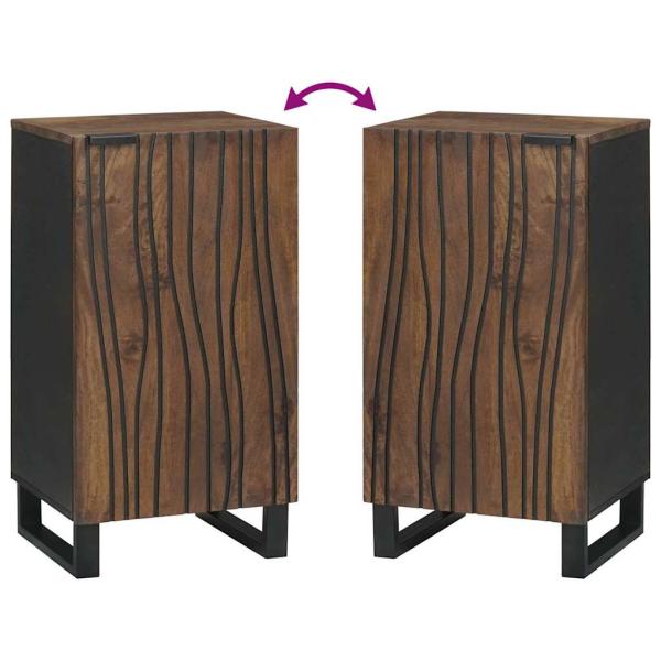 Sideboard 40x33.5x75 cm Massivholz Mango