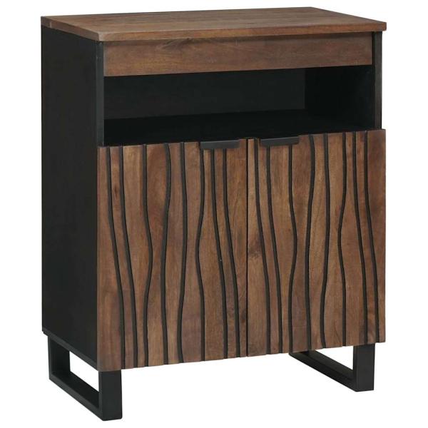 ARDEBO.de - Sideboard 60x33.5x75 cm Massivholz und Furnierholz