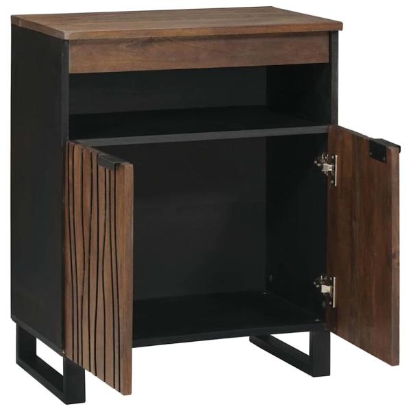 Sideboard 60x33.5x75 cm Massivholz und Furnierholz