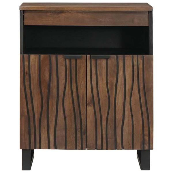 Sideboard 60x33.5x75 cm Massivholz und Furnierholz
