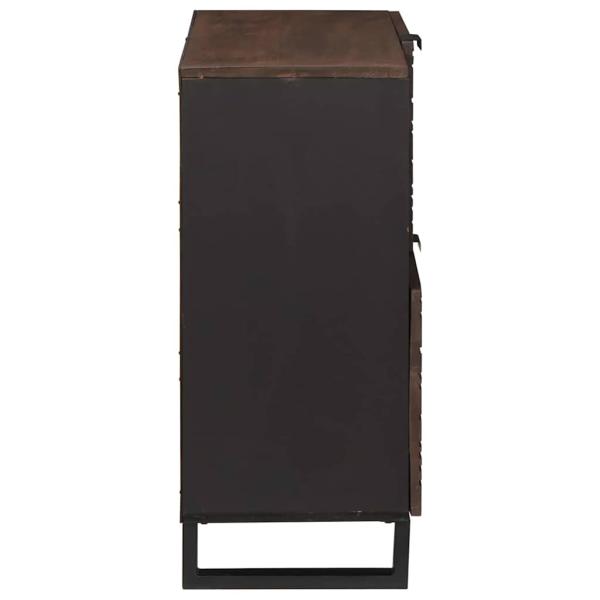 Sideboard 80x33.5x75 cm aus Massivholz Mango
