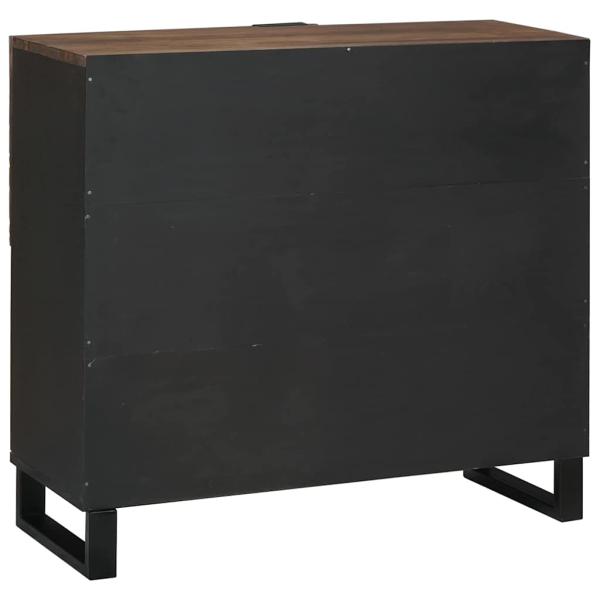 Sideboard 80x33.5x75 cm aus Massivholz Mango