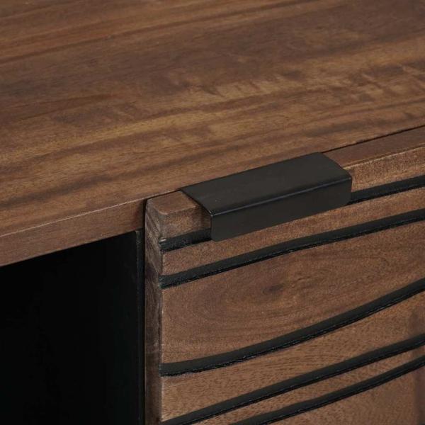 Sideboard 80x33.5x75 cm aus Massivholz Mango