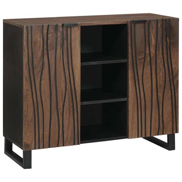 ARDEBO.de - Sideboard 90x33.5x75 cm Massivholz Mango