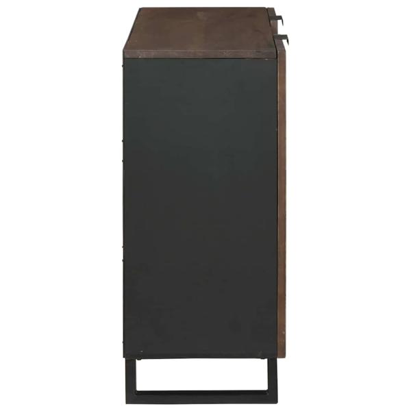 Sideboard 90x33.5x75 cm Massivholz Mango