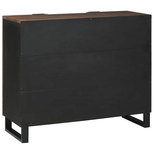 Sideboard 90x33.5x75 cm Massivholz Mango