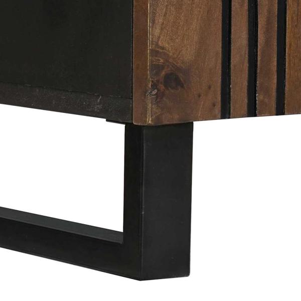 Sideboard 90x33.5x75 cm Massivholz Mango