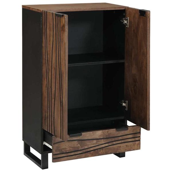 Highboard 60x33.5x100 cm Massivholz Mango