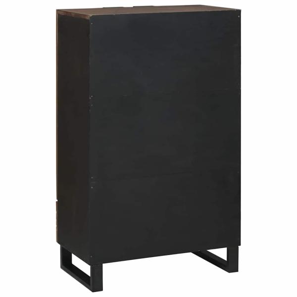 Highboard 60x33.5x100 cm Massivholz Mango