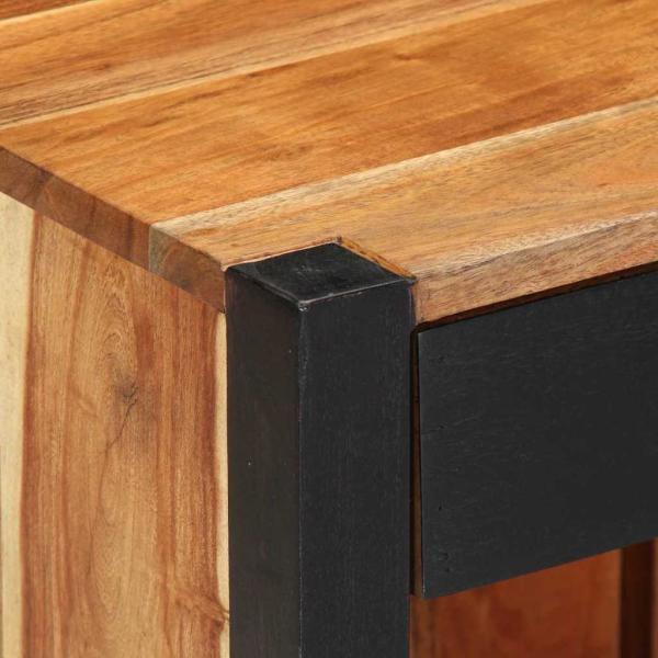 Nachttische 2 Stück 40x35x50 cm Massivholz Akazie