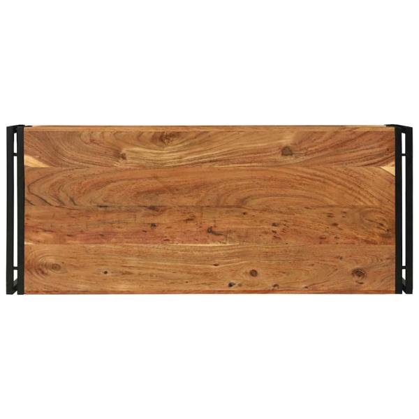 Couchtisch 120x50x38 cm Massivholz Akazie