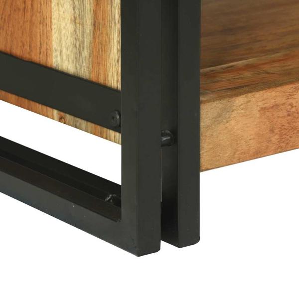 Couchtisch 120x50x38 cm Massivholz Akazie