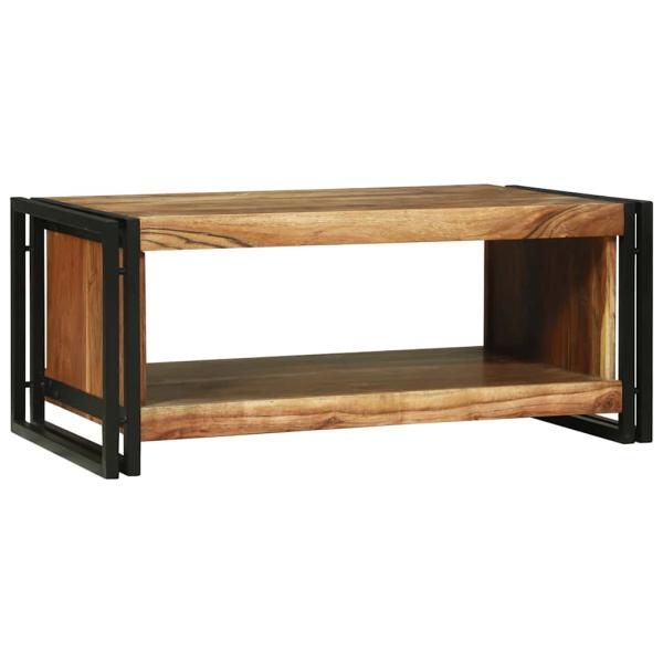 Couchtisch 90x50x38 cm Massivholz Akazie
